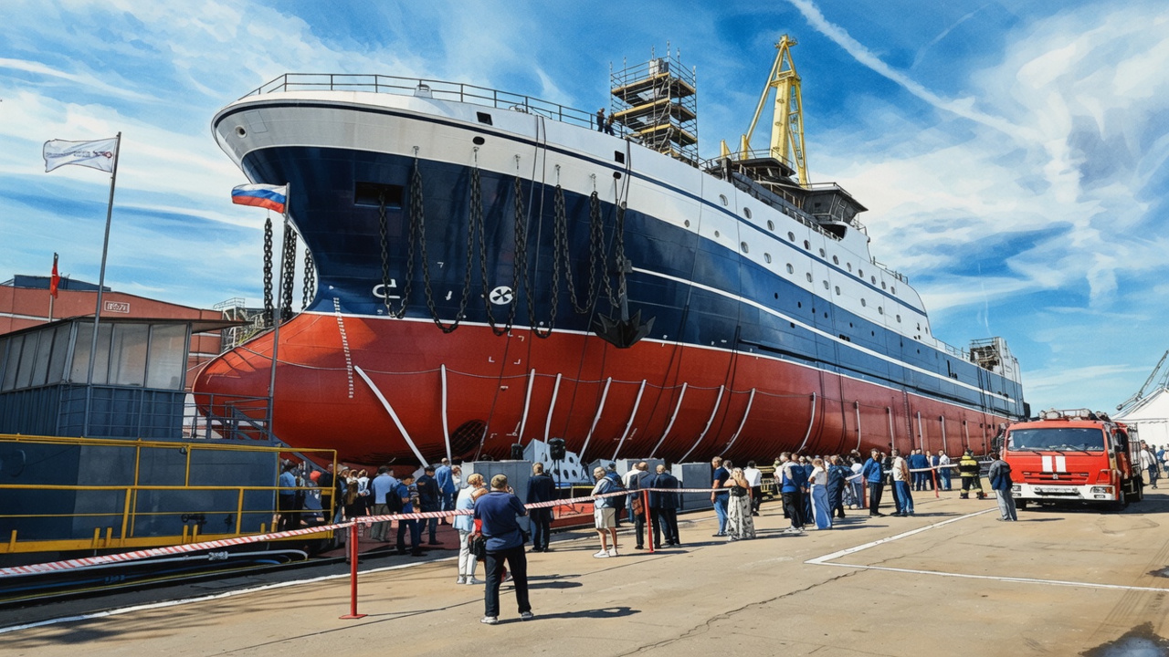 «Капитан Ипатов» спущен на воду. Петербург строит флот